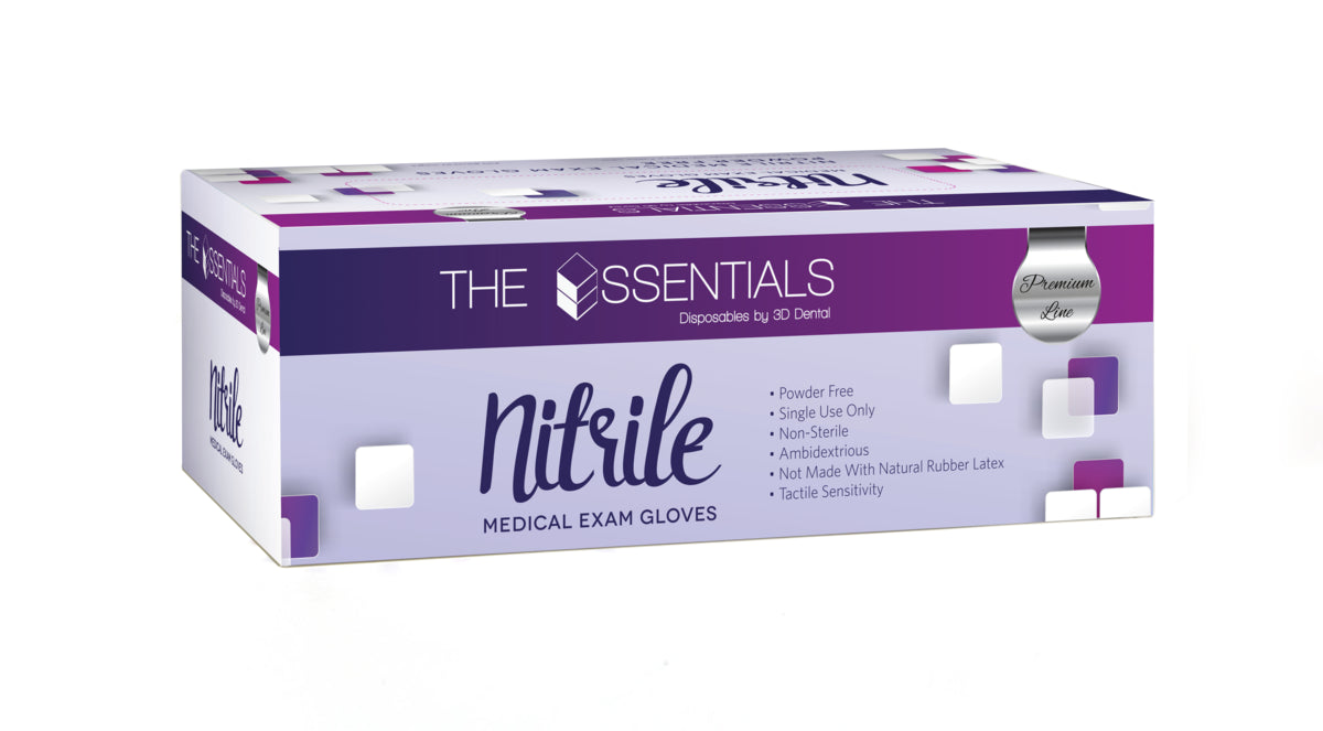 House Brand IC139 Premium Nitrile Ultra Slim Latex Free Dental Gloves X-Large 250/Bx House Brand IC139 Premium Nitrile Ultra Slim Latex Free Dental Gloves X-Large 250/Bx